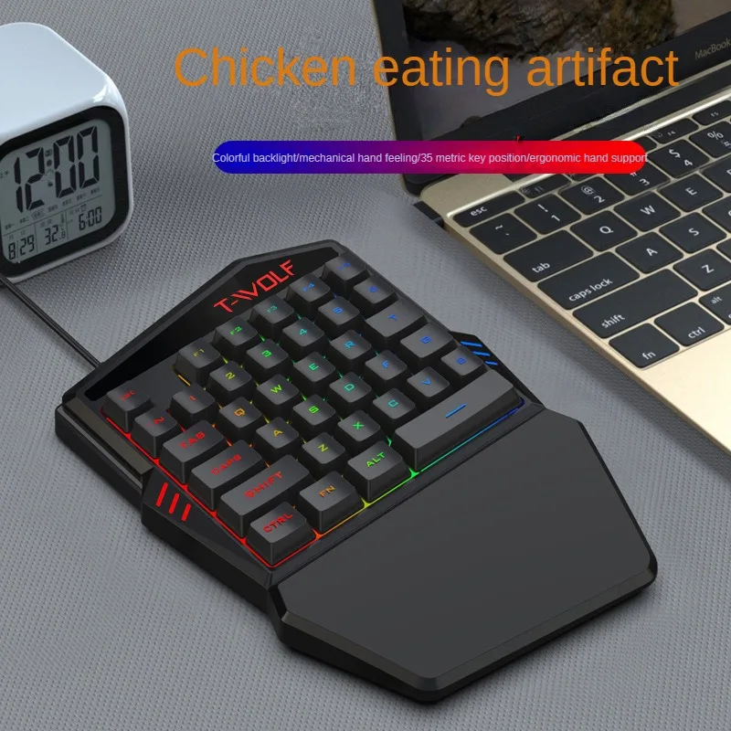 T-WOLF TF900 One Handed Keyboa - Gaming Keyboard Mini review and price