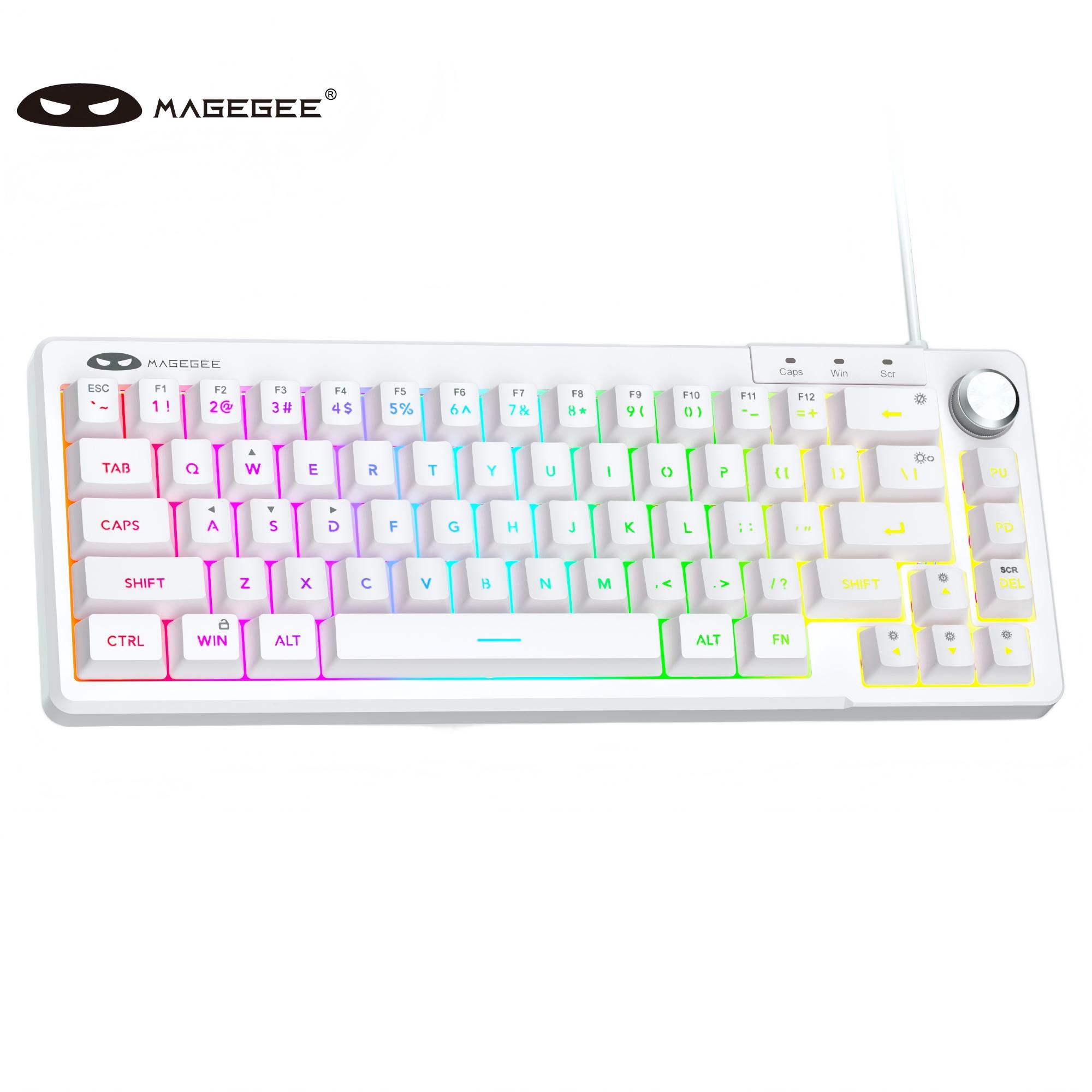 MageGee TS68 Mini 60% Membrane - Keyboard Gaming Blue Switch review and price