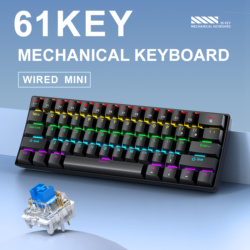 APAYADO K61 Mechanical Gaming  - Keyboard Gaming Blue Switch review and price
